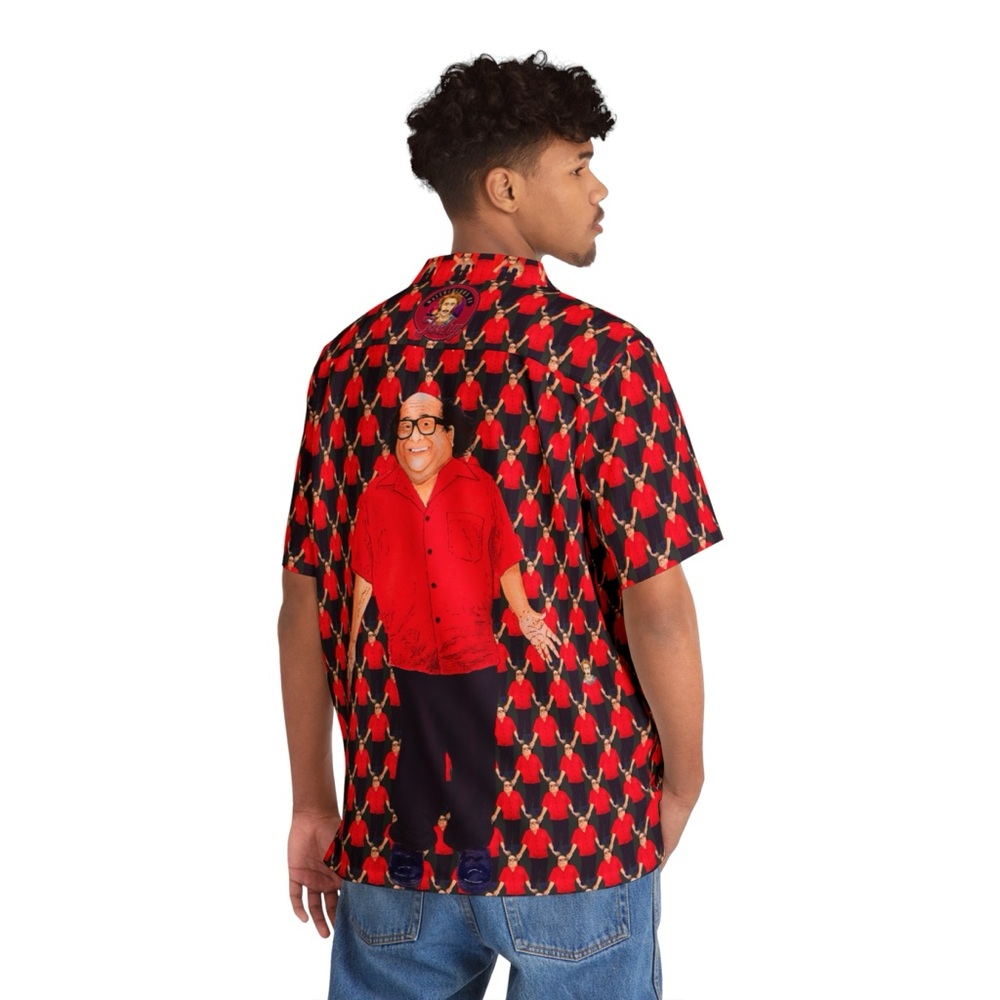 Danny DeVito Button-Down- Frank Reynolds Always Sunny Weird Hawaiian Shirt